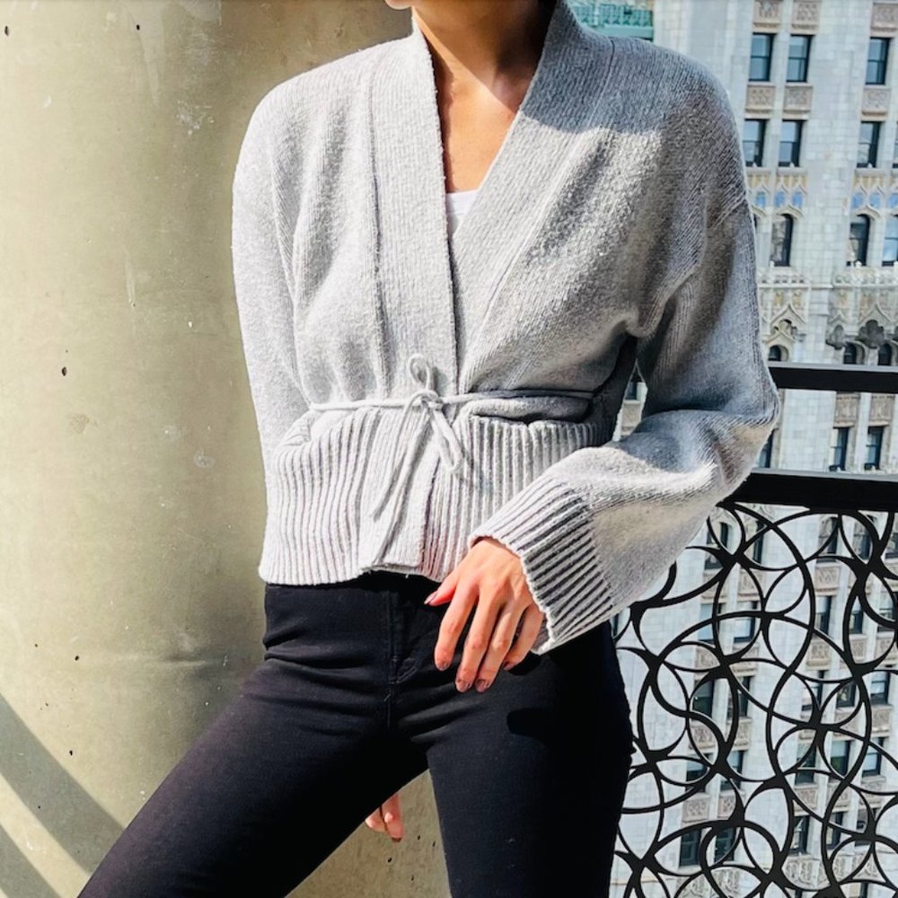 Oak and Fort Grey Cardigan